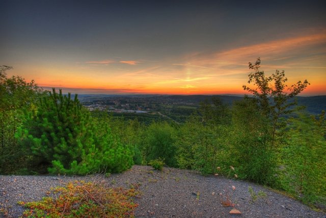 Sonnenaufgang über Merchweiler