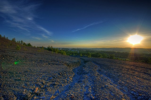 Sonnenaufgang über Merchweiler