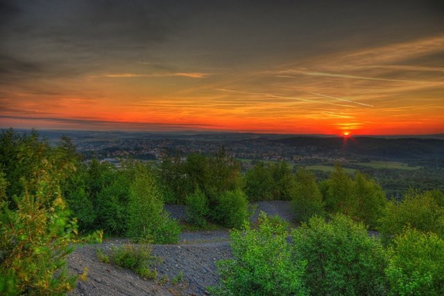 Sonnenaufgang über Merchweiler