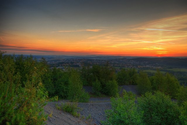 Sonnenaufgang über Merchweiler