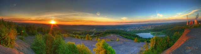 Sonnenaufgang über Merchweiler