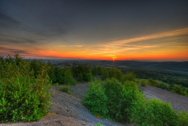 Sonnenaufgang über Merchweiler